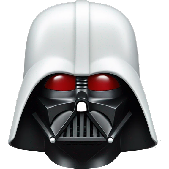 Darth Vader, white skin with a beard and a white "Z" and a red square around it on its helmet emoji