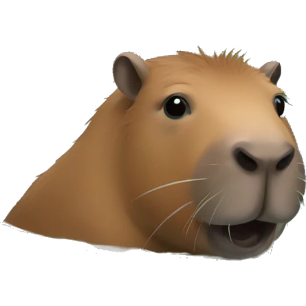 Capibara in the water  emoji
