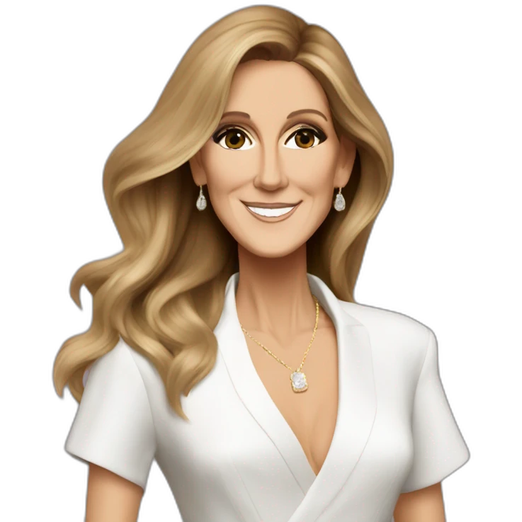 Céline Dion Say hello emoji