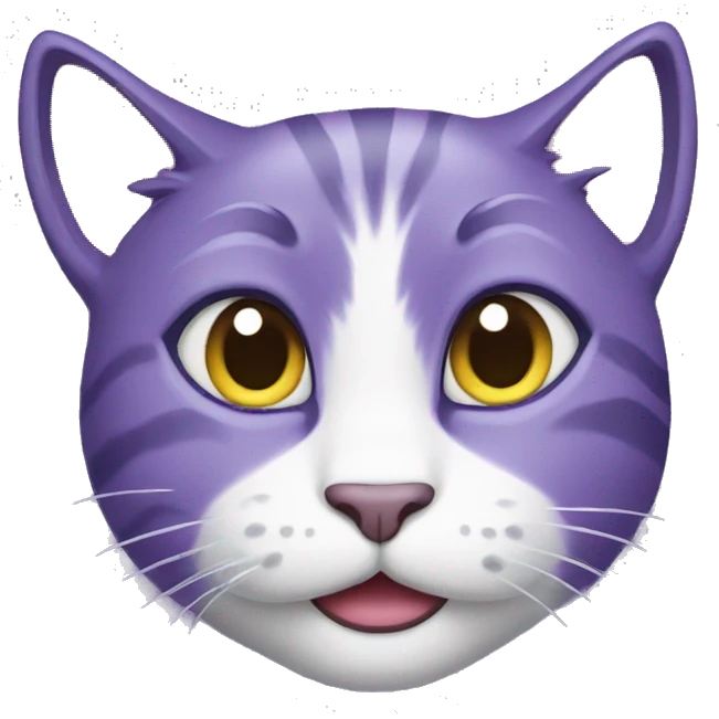 Purple cat emoji