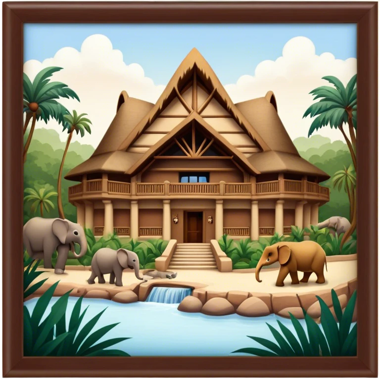 Disney World's Animal Kingdom Lodge resort emoji