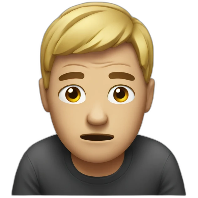 stressed out emoji