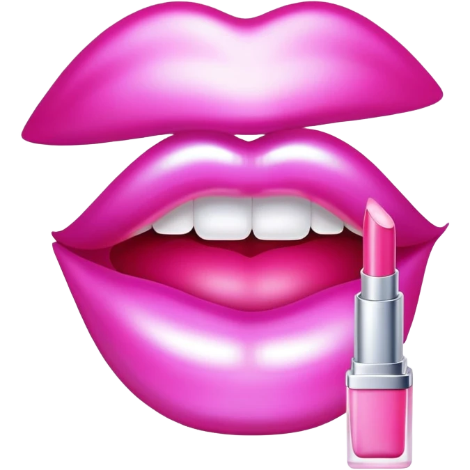 Lip gloss emoji