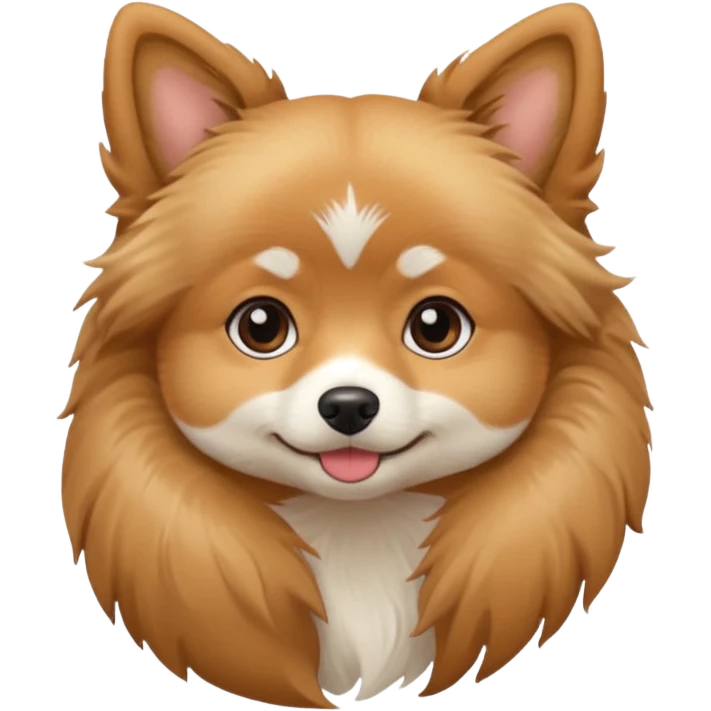 Pomchhi girl dog emoji