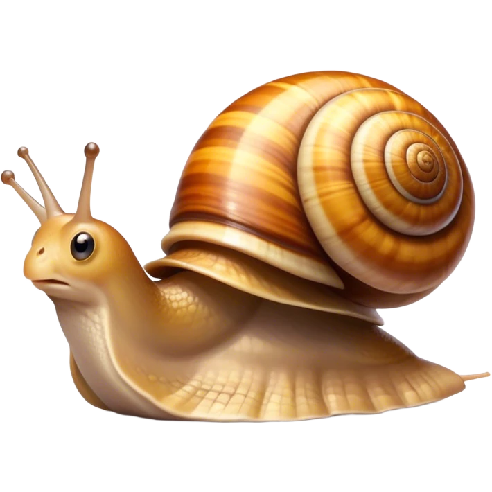 A snail crossing the street  emoji