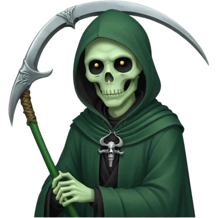 Contemplting reaper in the same form as Evil Kermit's Do It meme emoji