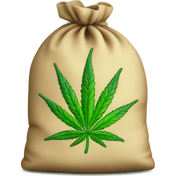 bag of legal marijauna emoji