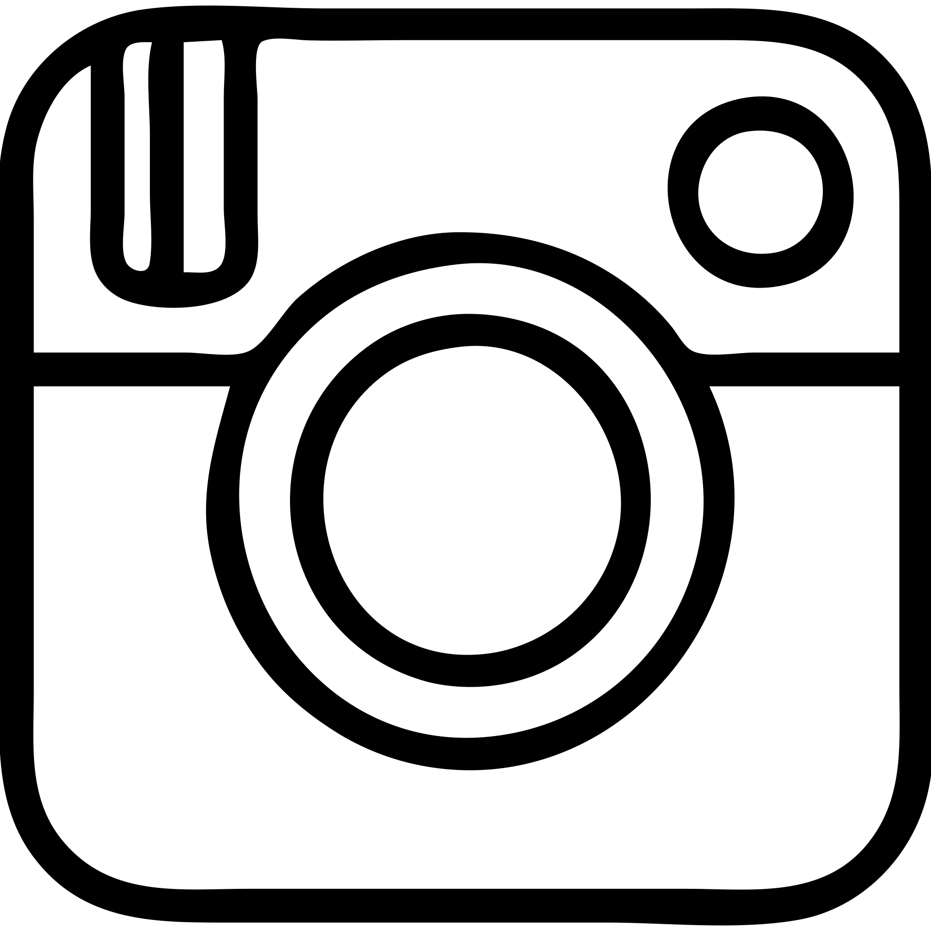 Minimalist Instagram icon, outlined, clean and modern emoji