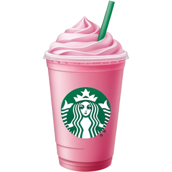 Pink drink starbucks emoji