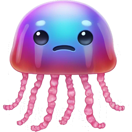 jelly fish with plus sign emoji