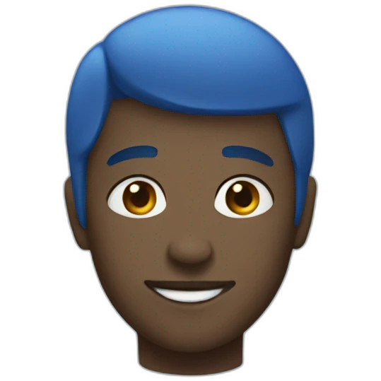 Avatar blue emoji
