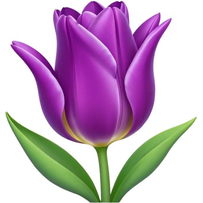 tulip purple emoji