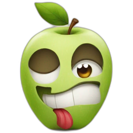 bit apple emoji
