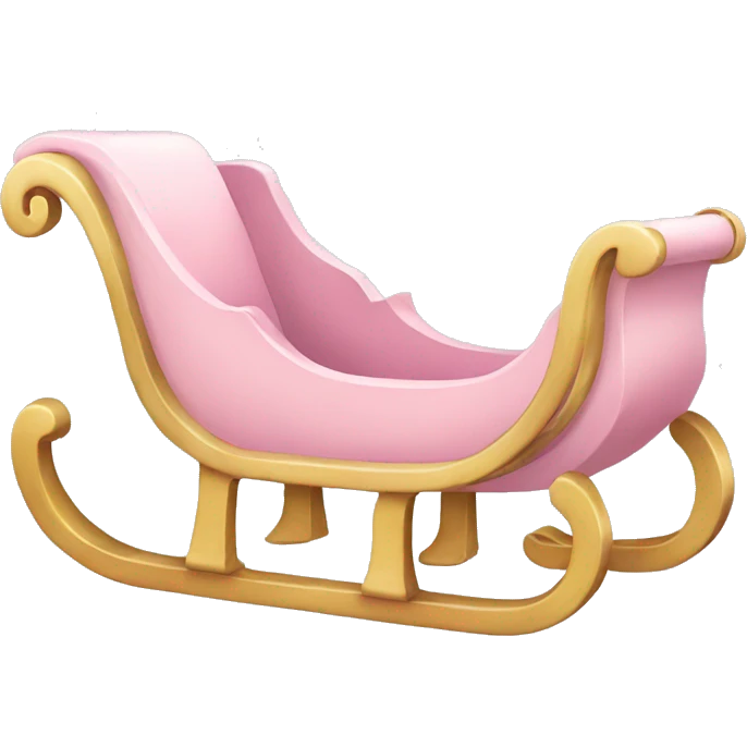 light pink sleigh emoji
