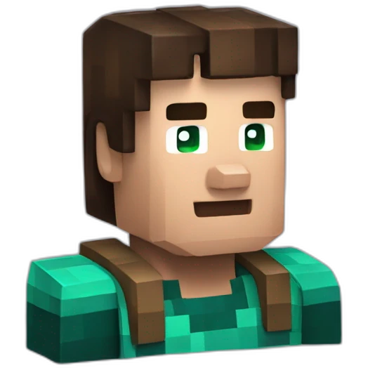 Steve from Minecraft emoji