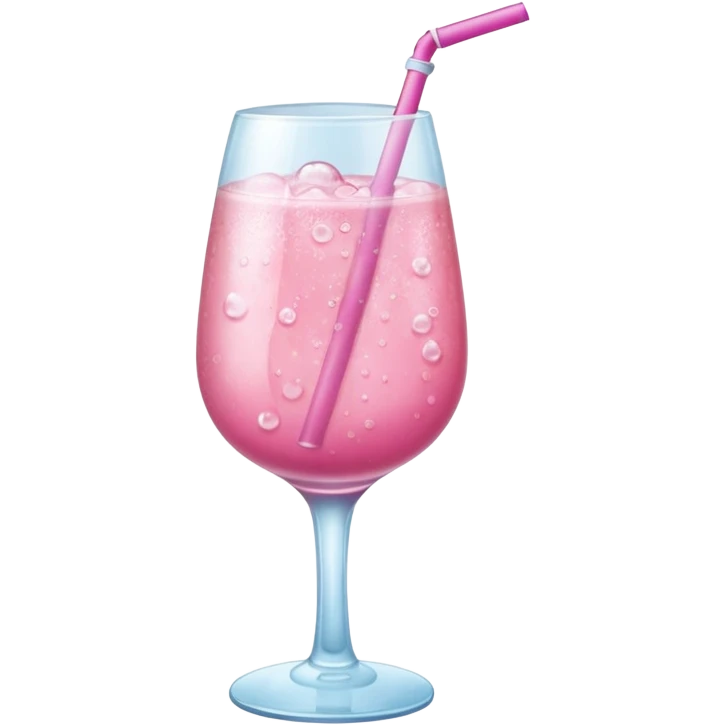 🍷alter emoji into pink drink  emoji