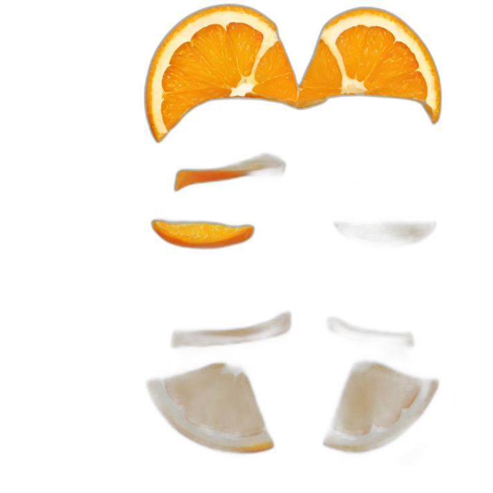 fresh orange emoji