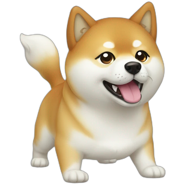 Shiba ghost emoji