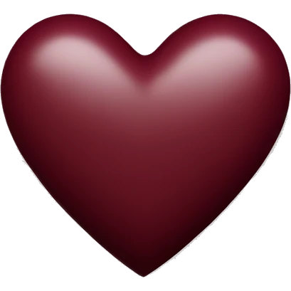 maroon heart emoji