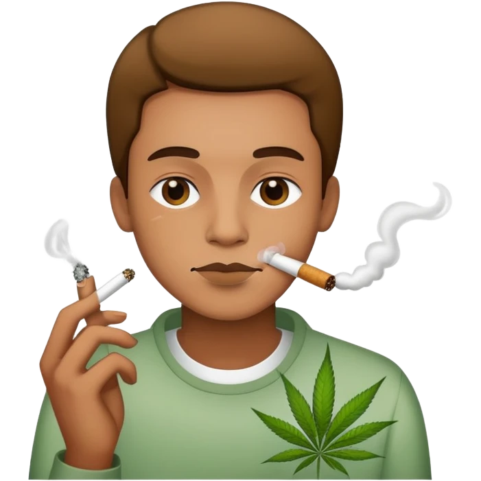 weed stoner emoji