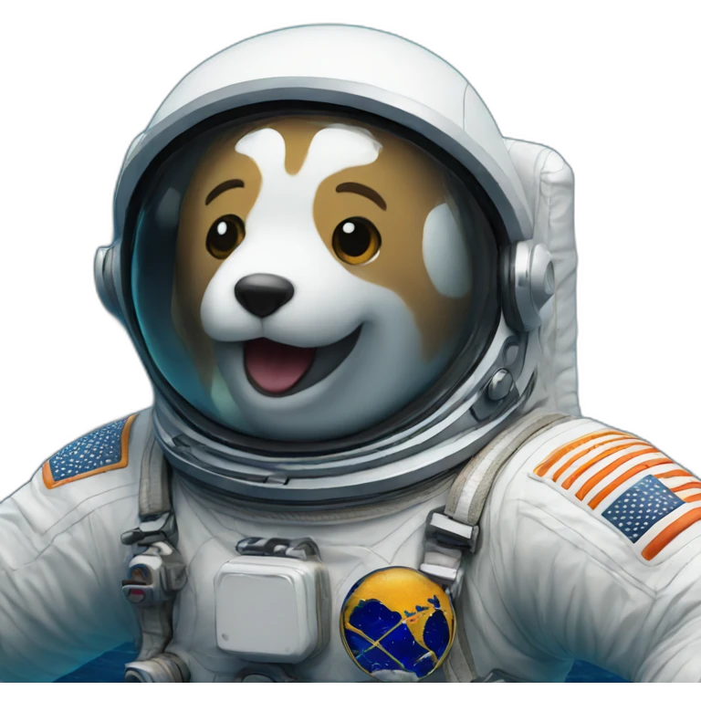 astronaut swimming emoji