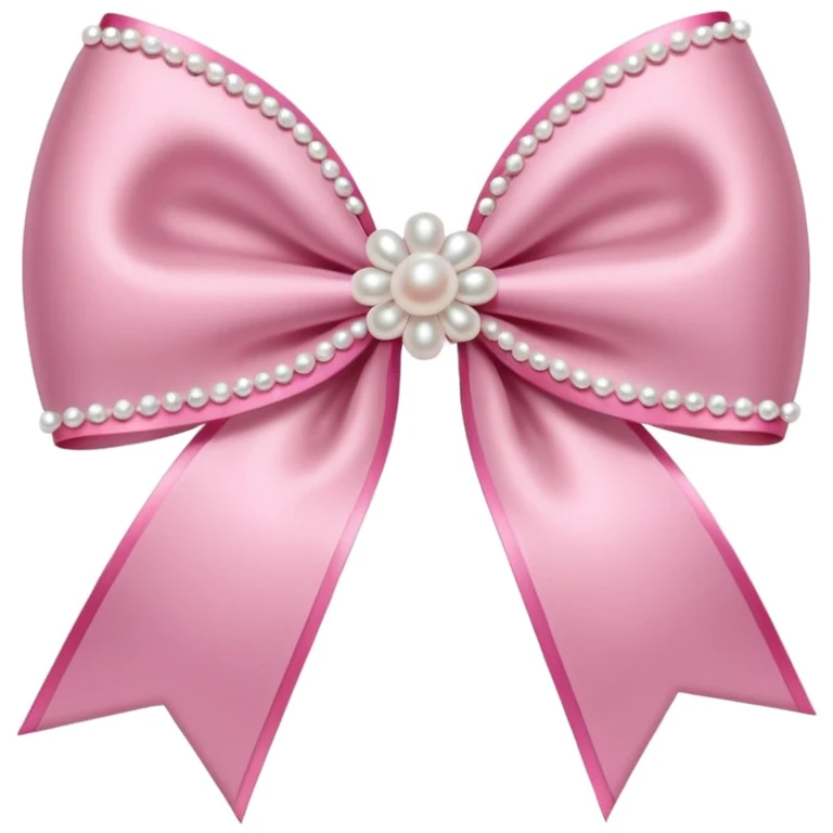 sakura bow with pearl details emoji