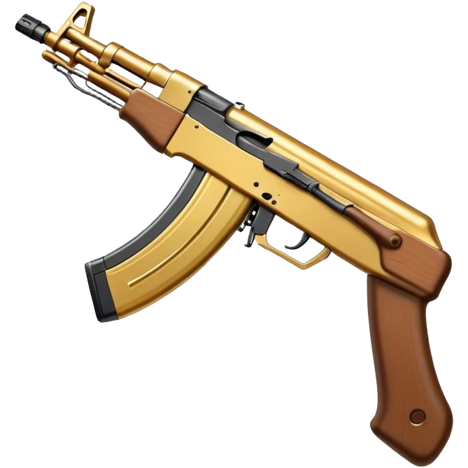gold ak47 emoji