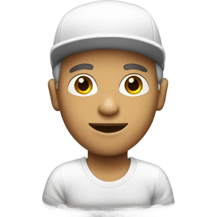 Skateboard  white male  emoji
