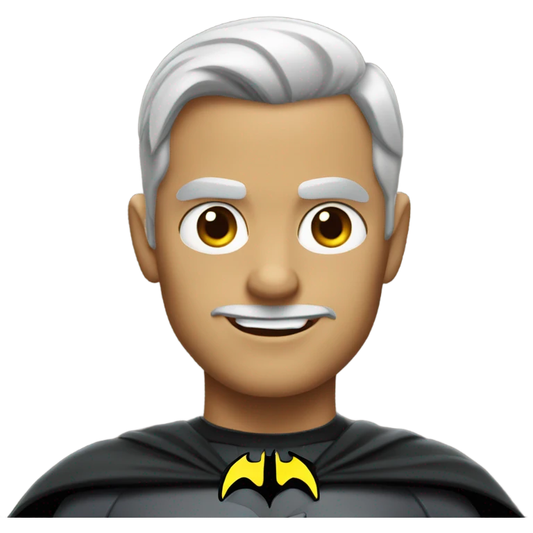 batman with earless emoji