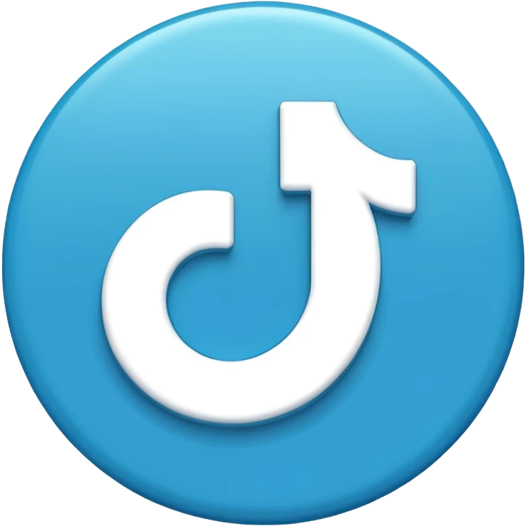 Mavi tik tiktok emoji