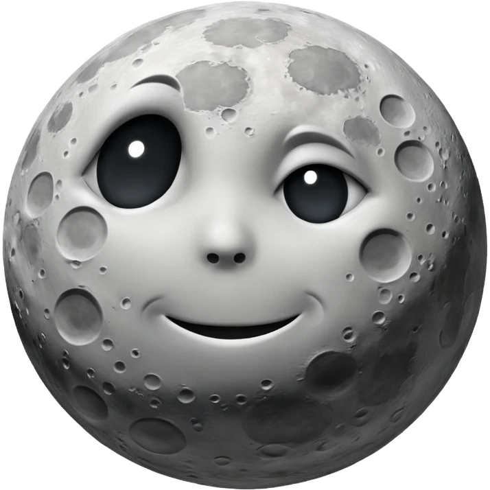 Real moon emoji