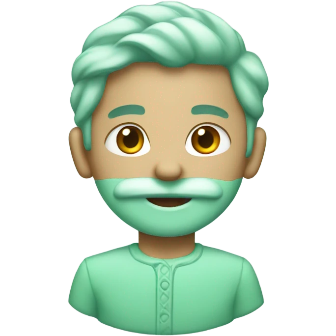 Mint color  emoji