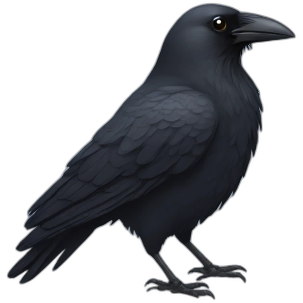 Crow emoji