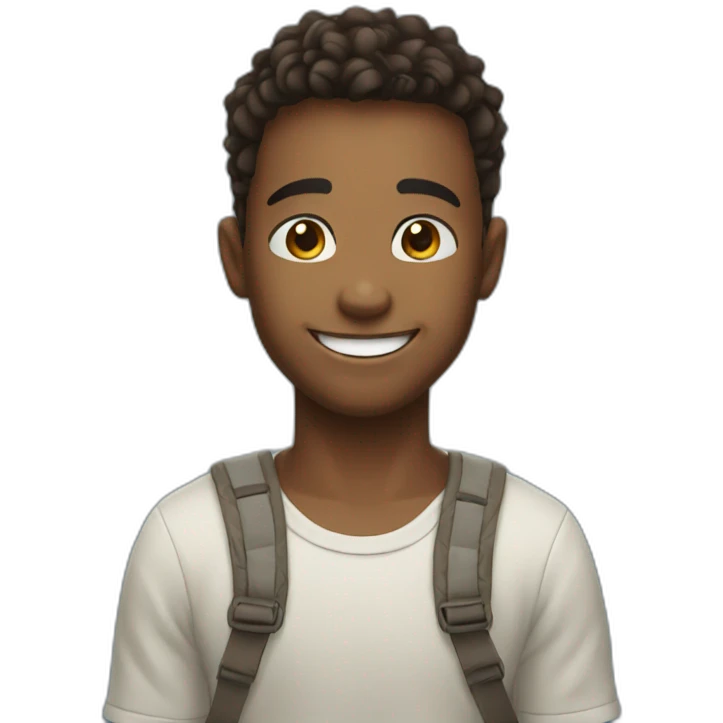 Smile cute boy  emoji
