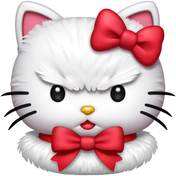 Angry hello kitty  emoji