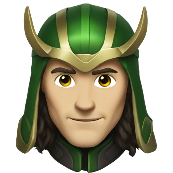 loki with helmet emoji
