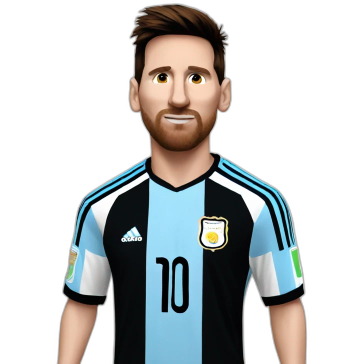 Lionel Messi Argentina  emoji