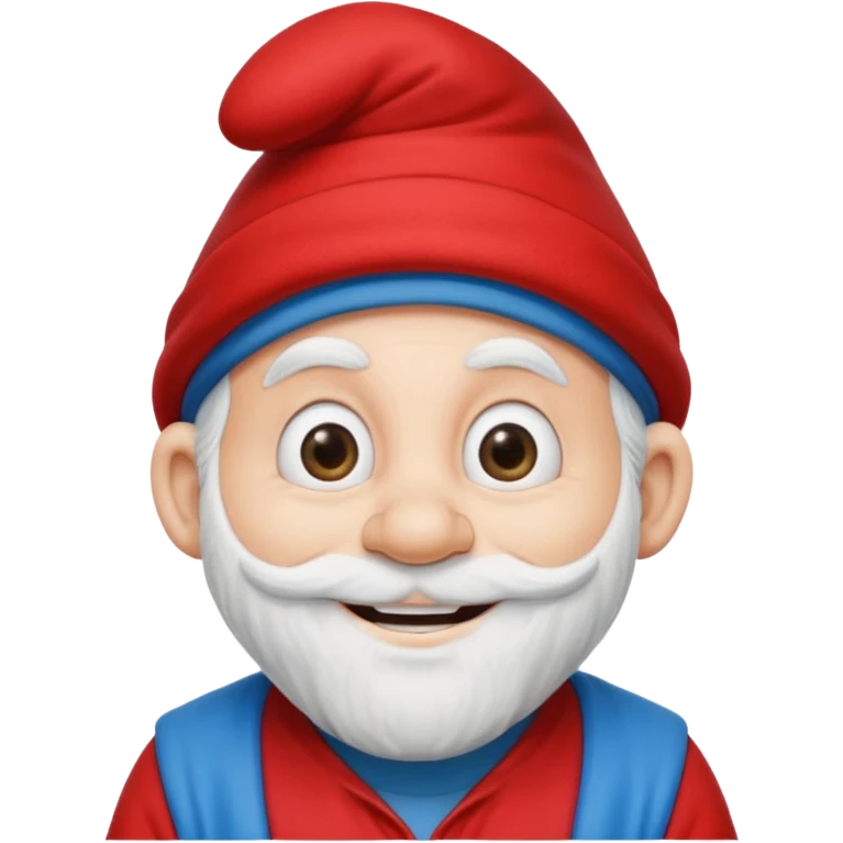 papa smurf red clothes emoji
