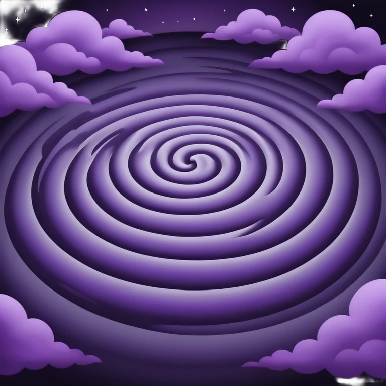 a dark spooky Purple Sky emoji
