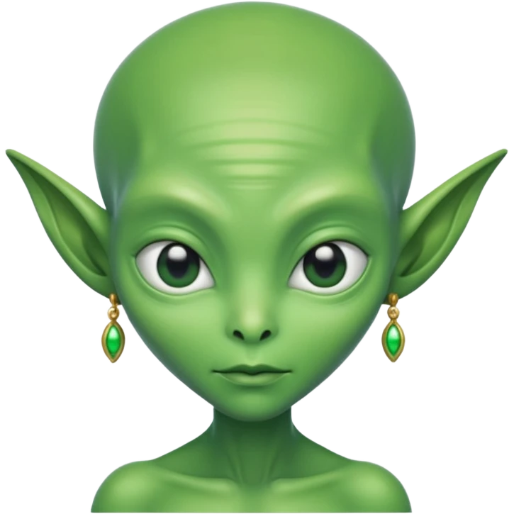 alien living in desert, accessories, just face  emoji