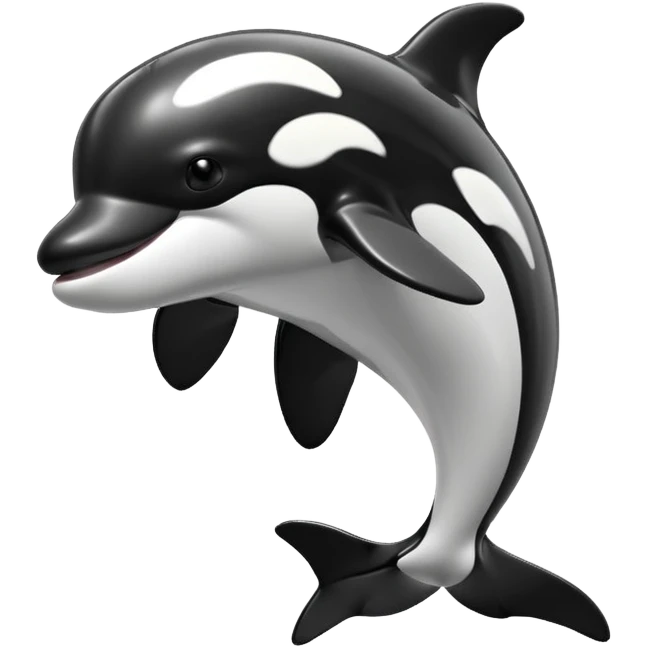 3d style orca emoji