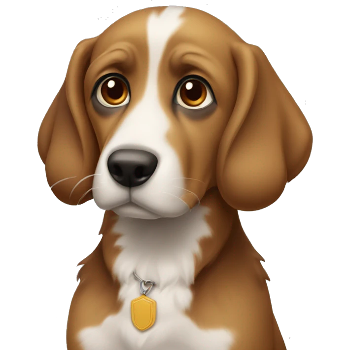 gözlüklü köpek emoji