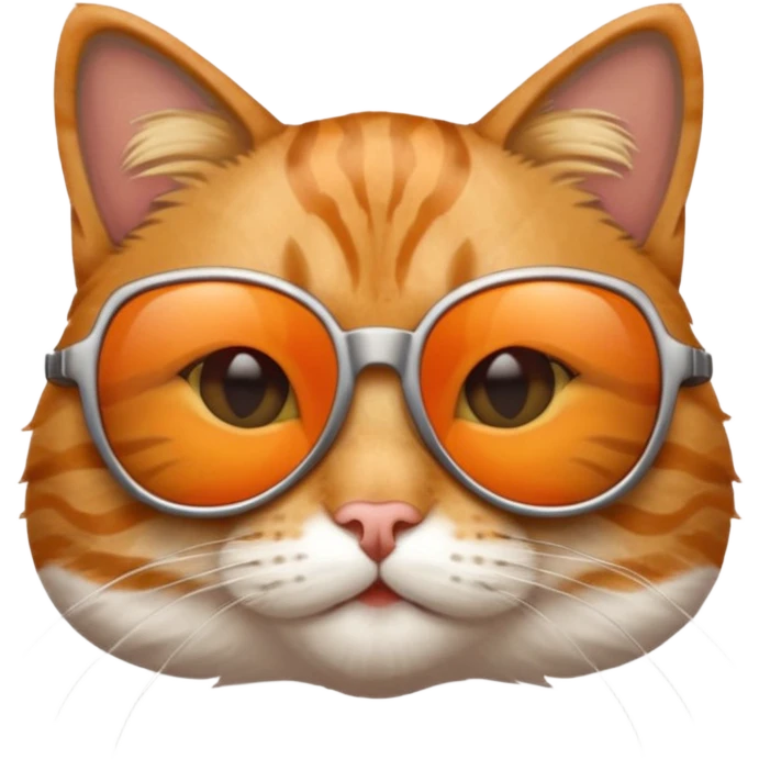 Cat wearing sunglasses emoji
