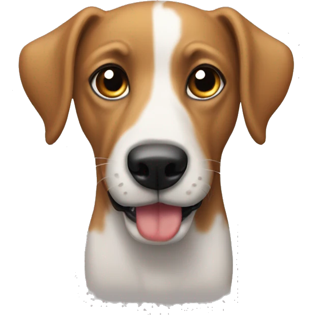 perro rindose a carcajadas  emoji