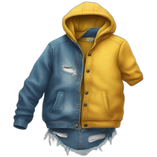 damaged clothes emoji