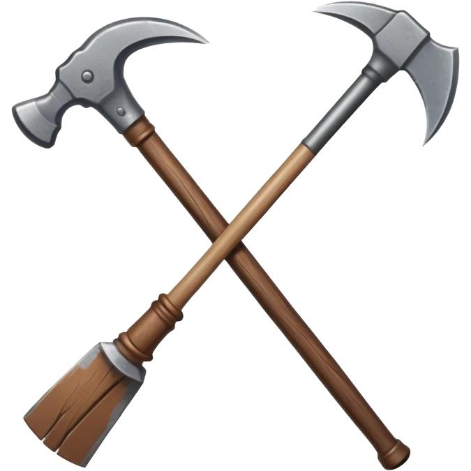 classic pickaxe emoji