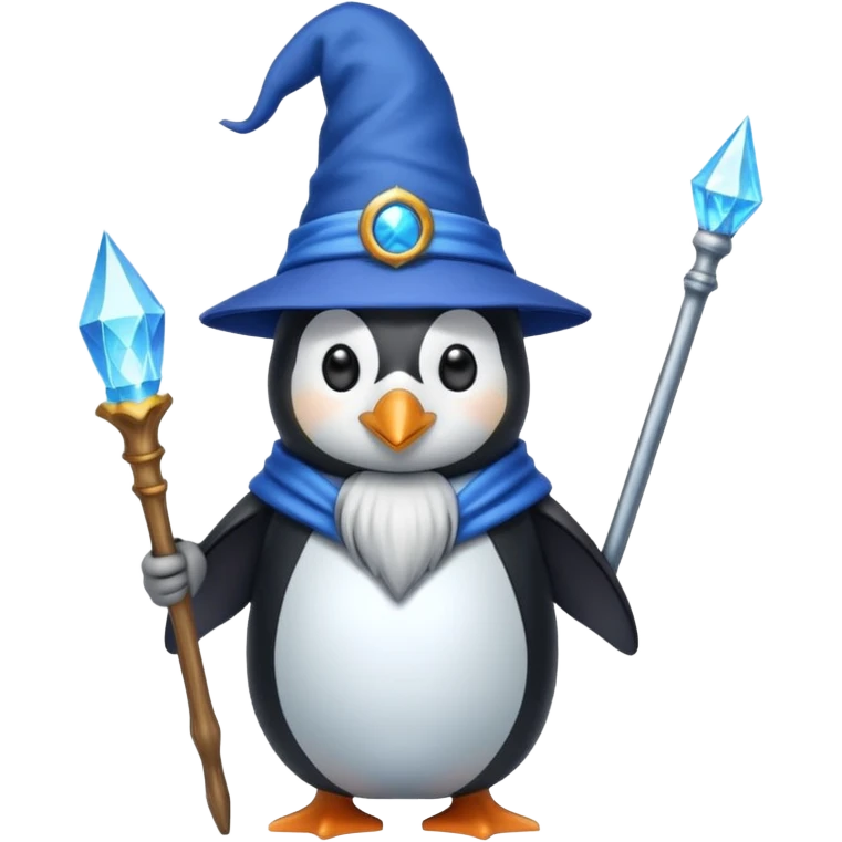 Penguin Wizard emoji
