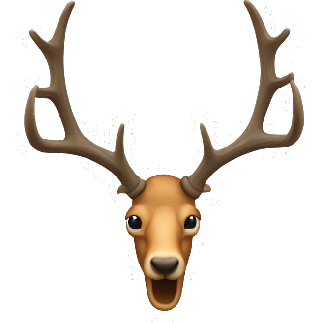 6 point Elk antler emoji