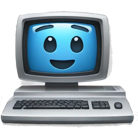 computadora feliz emoji