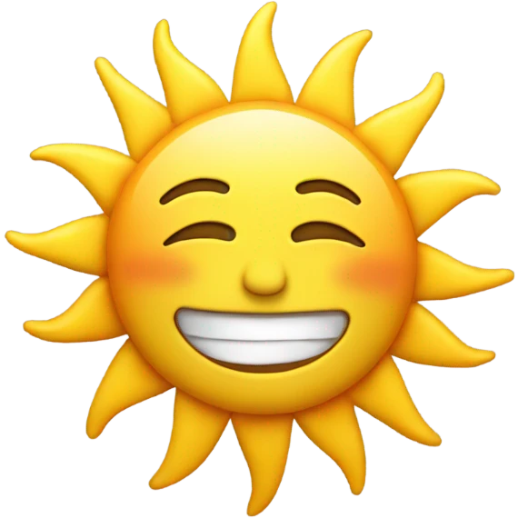 Sun emoji